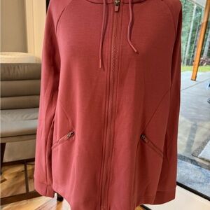 Women’s Zip-Up Hoodie Jacket - Rosewood - Fabletics
